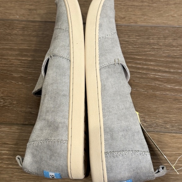 TOMS Women's NWT Deconstructed Alpargata Slip-On Casual Shoes, Gray, Size 8.5 - Picture 9 of 11